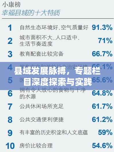 县域发展脉搏,专题栏目深度探索与实践