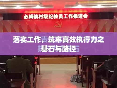 落实工作,筑牢高效执行力之基石与路径