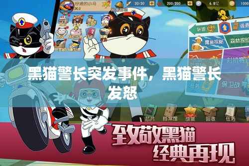 黑猫警长突发事件,黑猫警长发怒