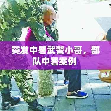 突发中暑武警小哥,部队中暑案例
