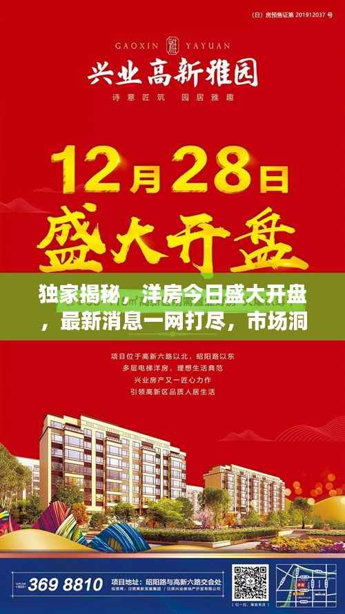 独家揭秘,洋房今日盛大开盘,最新消息一网打尽,市场洞察助你洞悉先机!