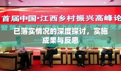 已落实情况的深度探讨,实施成果与反思