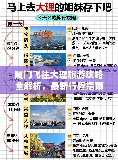 厦门飞往大理旅游攻略全解析,最新行程指南