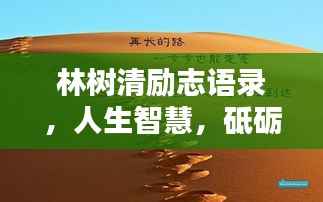 林树清励志语录,人生智慧,砥砺前行之道