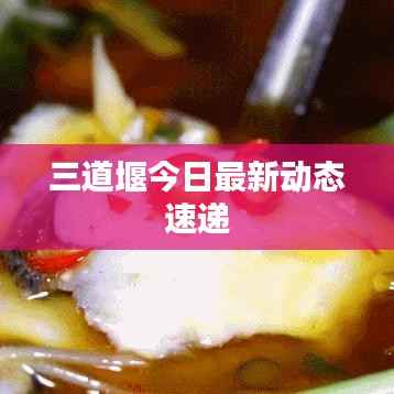 三道堰今日最新动态速递