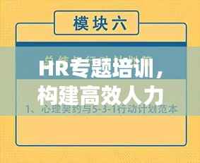 HR专题培训,构建高效人力资源团队之道
