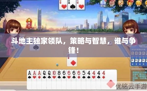 斗地主独家领队,策略与智慧,谁与争锋!