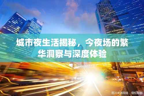 城市夜生活揭秘,今夜场的繁华洞察与深度体验