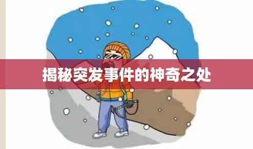 揭秘突发事件的神奇之处