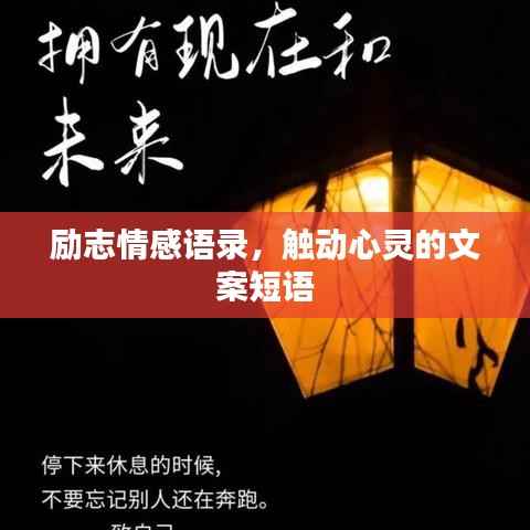 励志情感语录,触动心灵的文案短语