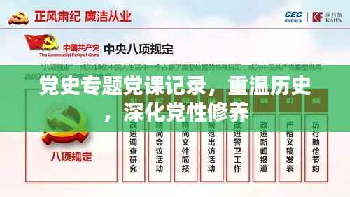 党史专题党课记录,重温历史,深化党性修养