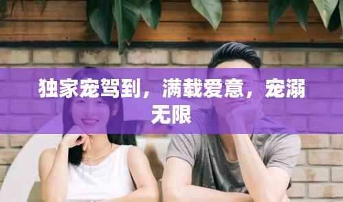 独家宠驾到,满载爱意,宠溺无限