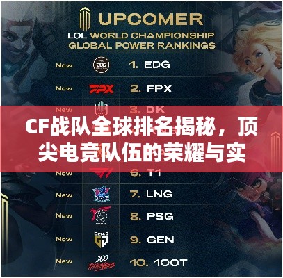 CF战队全球排名揭秘,顶尖电竞队伍的荣耀与实力之战