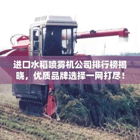 进口水稻喷雾机公司排行榜揭晓,优质品牌选择一网打尽!