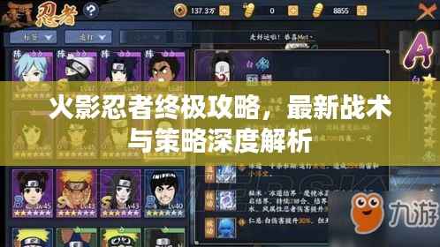 火影忍者终极攻略,最新战术与策略深度解析